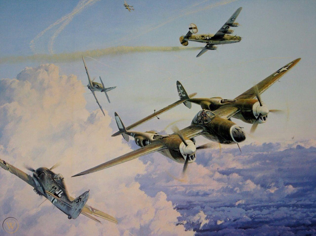 Hostile Skies by Robert Taylor - Aviation Art – Wings Fine Arts
